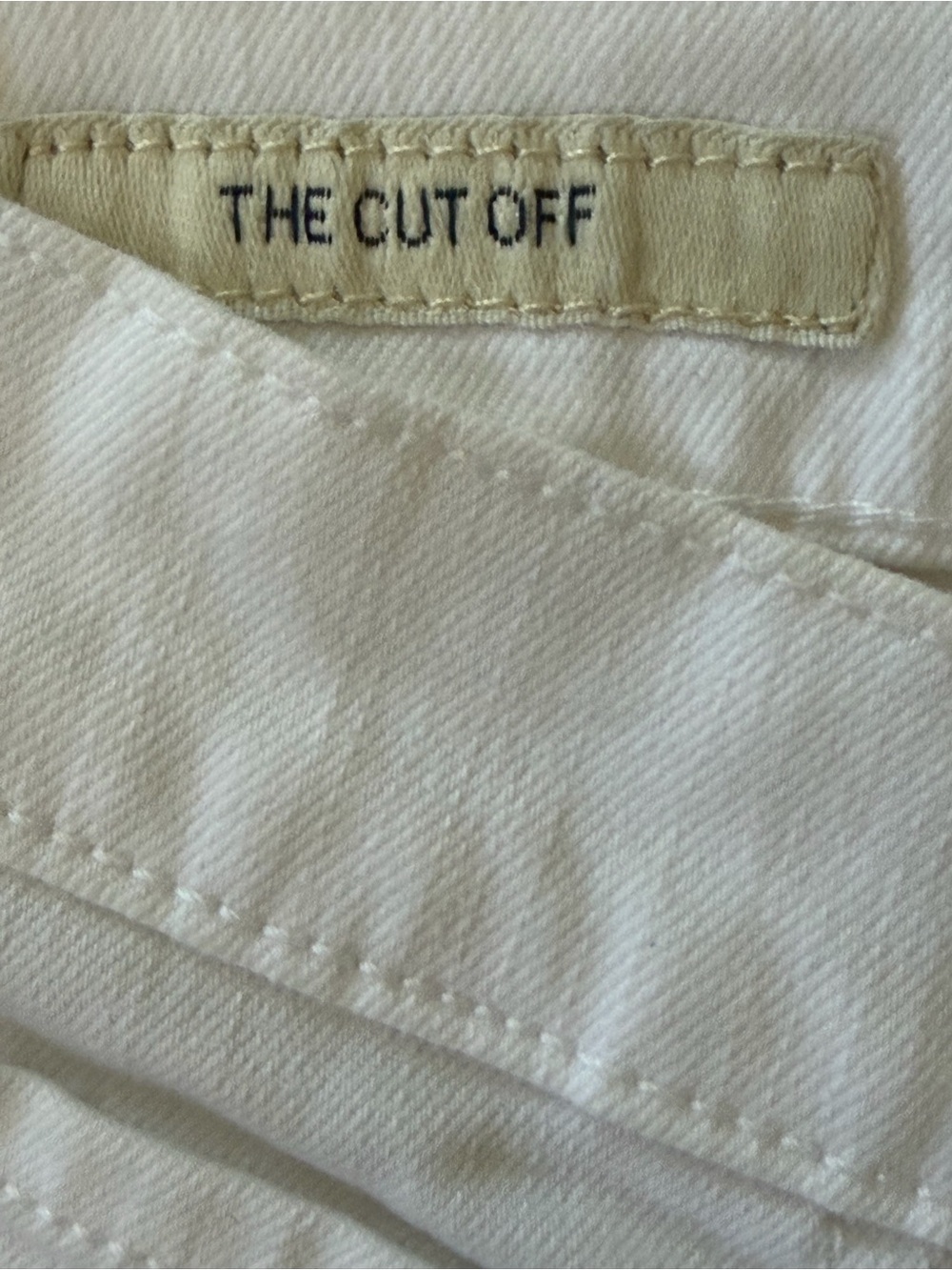 Lucky Brand Low Rise White Denim Cutoff Shorts Women's Size 4/27 Summer Y2K - Picture 3 of 6